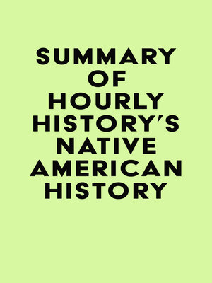 cover image of Summary of Hourly History's Native American History